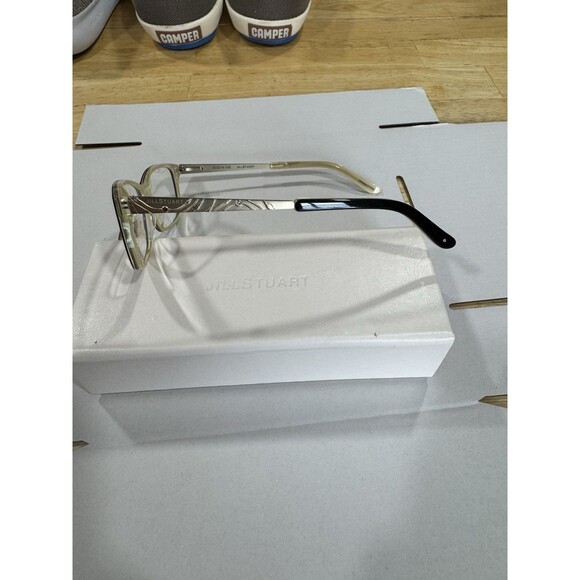 Jill Stuart JS 320-2 Eyeglasses Frames Only  53-14-135 Plastic Black Gold Bling - Picture 11 of 13